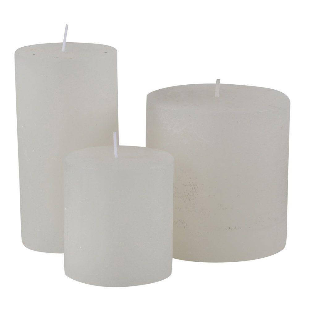 Grand Illusions Rustic Pillar Candle 100x100mm